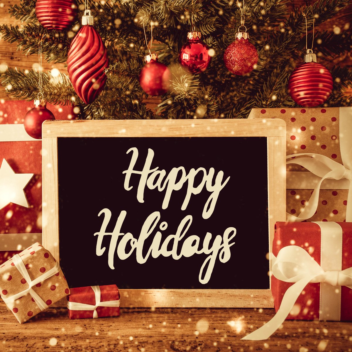 Happy Holidays! May you and your family have a very merry season and happy New Year.