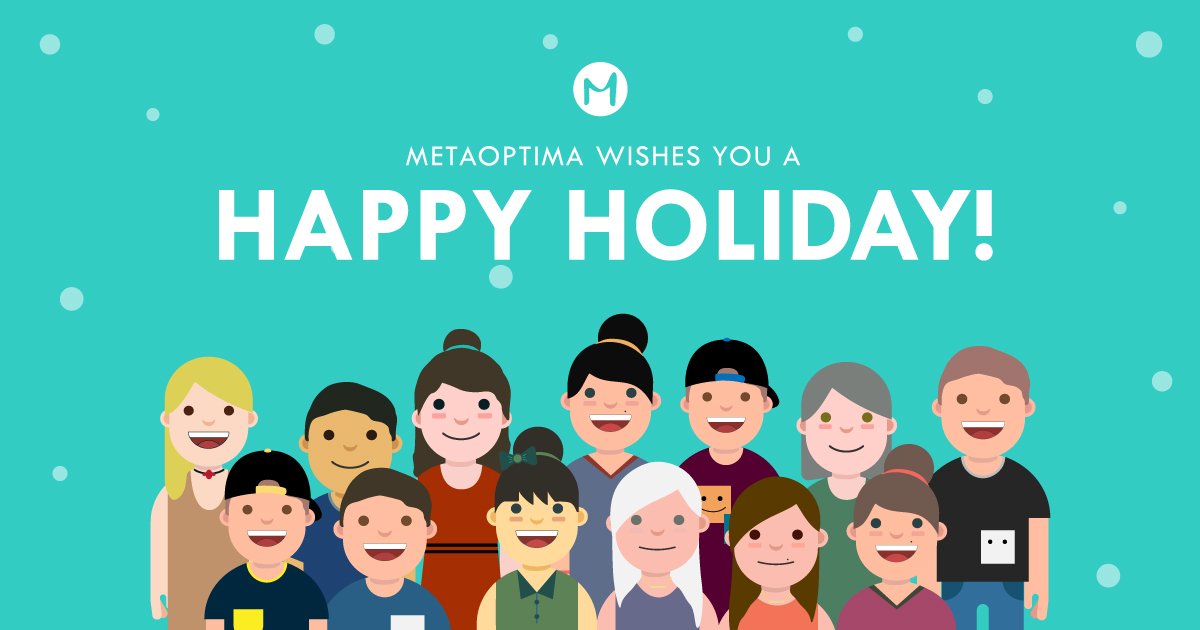 MoleScope's tweet image. Wishing everyone a safe #happyholidays on behalf of the entire @MetaOptima Team! &amp;lt;3