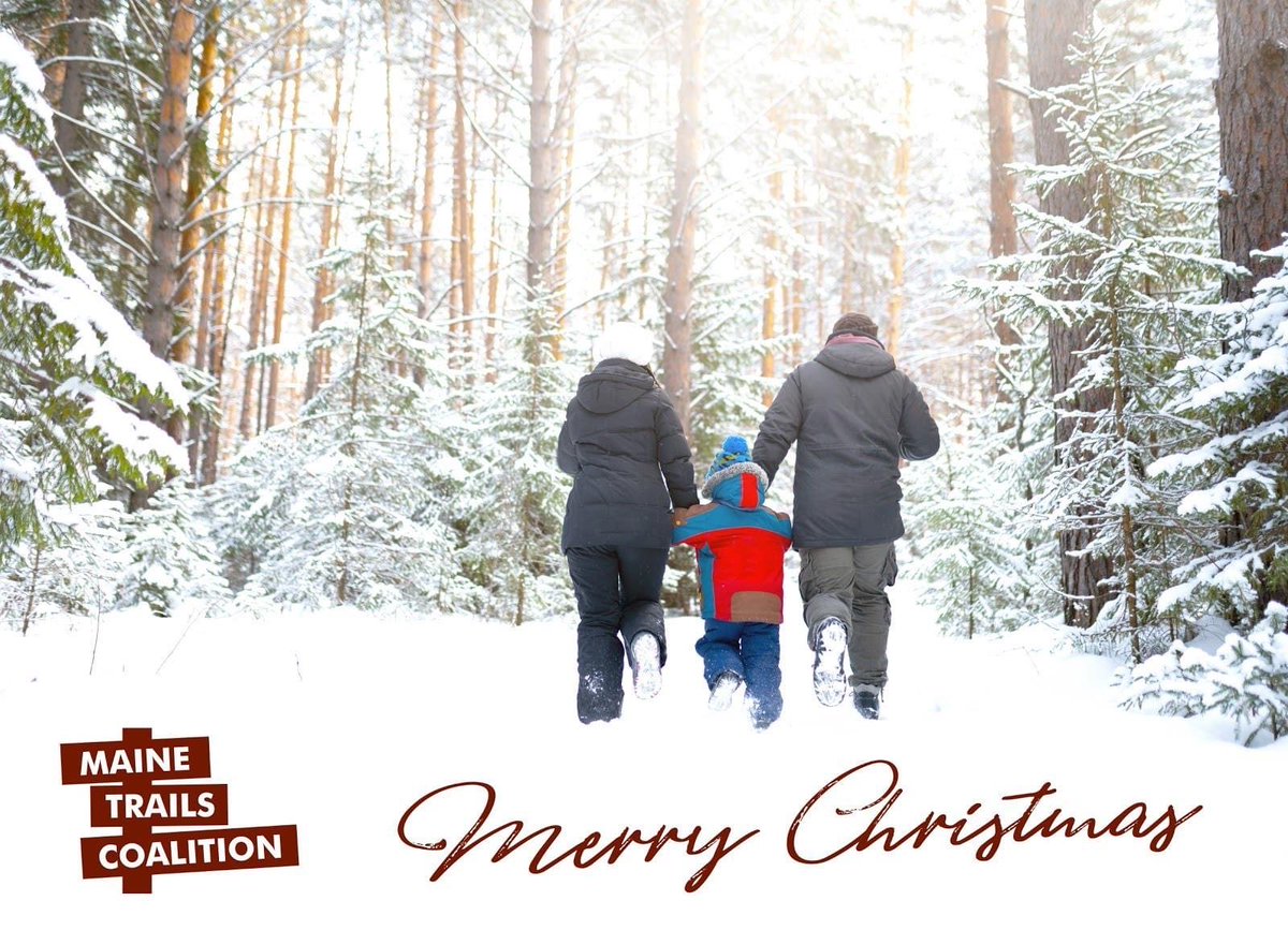 maine_trails's tweet photo. Merry Christmas from the Maine Trails Coalition, we hope you take advantage of all the adventures that Maine trails have to offer and create many special memories with friends and family this holiday season!

#mainehikes #mainetrails #lovemainetrails #mainetrailsystem https://t.co/7dFgaaMdva
