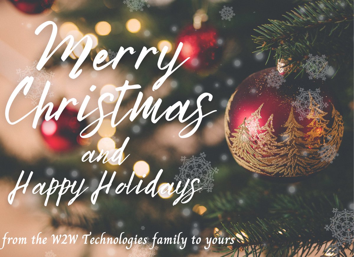 w2wtechnologies's tweet photo. #MerryChristmas everyone! &amp; #HappyHolidays to all. What are your plans for today and for this #holidayszn? https://t.co/ntWX1Riaff
