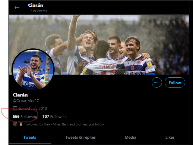 Urz_CD's tweet photo. @CiaranMcc27 @ojParf Follow me cir. https://t.co/9NUhP7KMsn