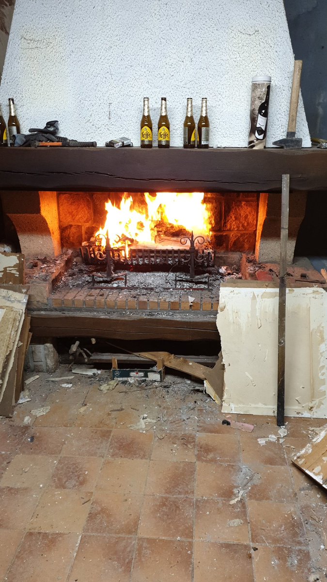 Rien de tel qu'un bon feu pour se réchauffer