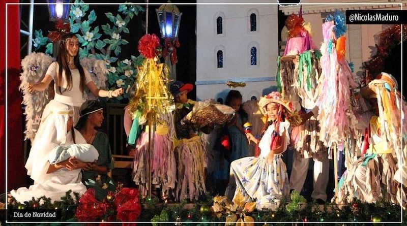 Pdte. Maduro: Que este espíritu de unión y hermandad, guíe siempre los corazones de la familia venezolana bit.ly/2M8FhMg

#NavidadDeAlegriaYPaz