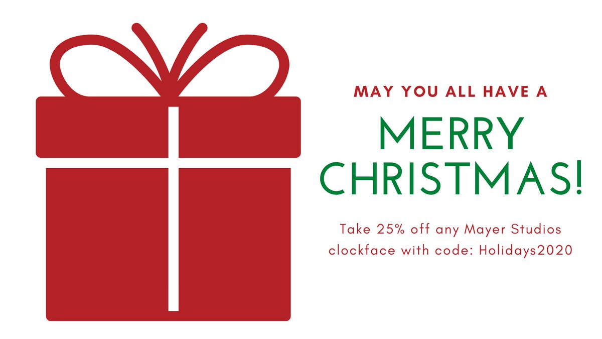 mayerdevstudios's tweet image. Merry Christmas! Even if you don't celebrate, we've still got something for you. Take 25% off all Mayer Studios products thru January 1st. Make sure to use the code: Holidays2020 at checkout. Shop now at: bit.ly/2LZ8vgm
#made4fitbit #sale #merrychristmas #holidays2020