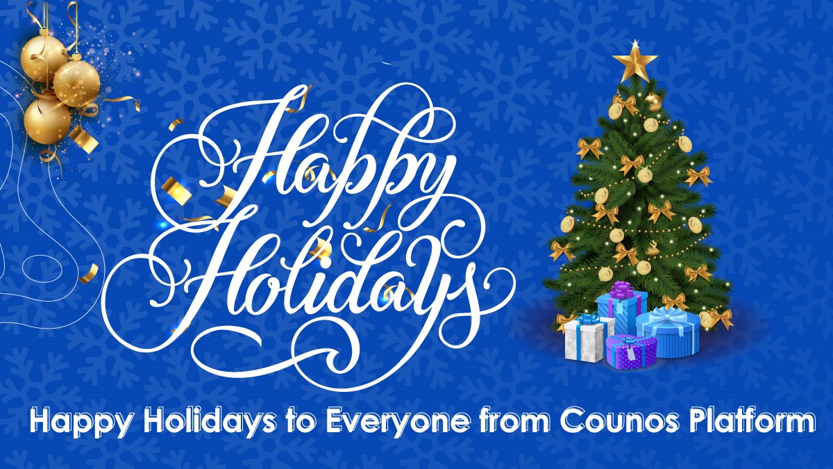 counoscoin's tweet photo. 🔴 2020 was a difficult and eventful year full of ups and downs. Let us all welcome 2021, hoping for a different and more joyful year next to our loved ones.
From all of us at Counos Platform, we wish you a safe, healthy, and a very happy holiday season. https://t.co/LntcxGeRHy
