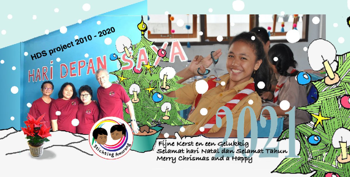 Left the HDS-coachteam Benjamin Mamoto, Monika Suak, Dei Pontoh and Frank Persijn. #xmas #empowerment #SDGs #GlobalGoals