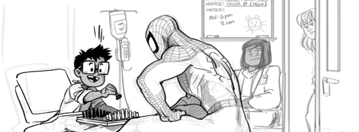 There's a brand new Spidey comic available to Patrons - Merry Christmas, Spider-Pals. ?❤️? 