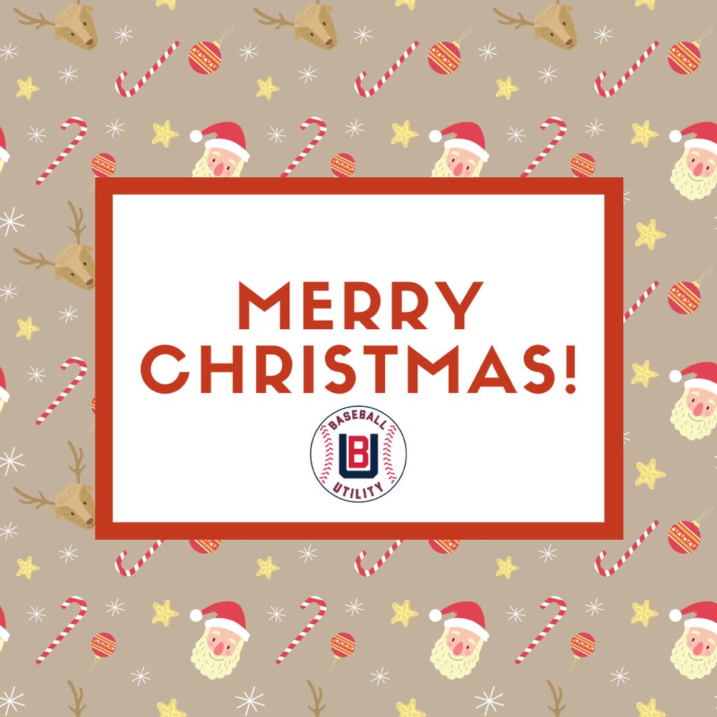 bsblutility's tweet photo. Merry Christmas🎄 Comment your favorite baseball gift you gave or received this year!!
-
#merrychristmas // #seasonforgiving // #baseballutility https://t.co/ee15VoOtXo