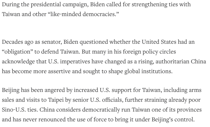 They sure still show concerns, especially now that they finally realize that Taiwan, which was also occupied by Imperial-era Japan but that also has good relationship now in the modern era, is also greatly in danger facing Beijing imperialism.  https://twitter.com/WilliamYang120/status/1342465648983646208