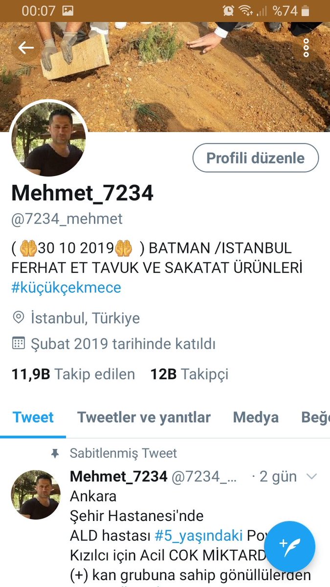 7234_memo's tweet photo. Dün akşam çalınan hesabım gitti 
Artık burdayım 
@7234_mehmet https://t.co/Z1mkkQ6Qpq