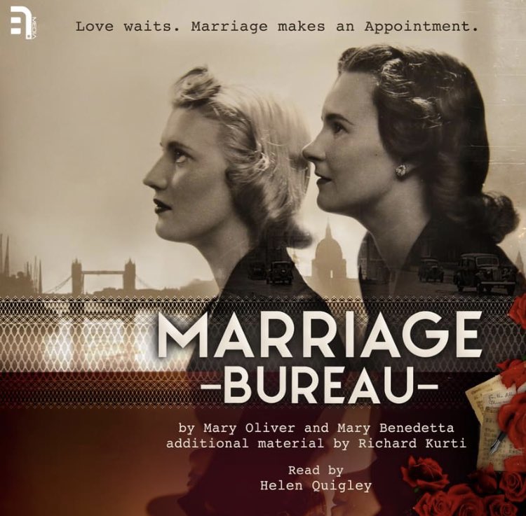 Also recorded in the Sound Pound this year, the audiobook of ‘Marriage Bureau’ the true story of Britain’s first dating agency. Could this be the one #Trixie receives a voucher for in tonight’s #CallTheMidwife? <a href="/B7Media/">B7 Media</a> <a href="/Richard_Kurti/">Richard Kurti</a> <a href="/AUKL/">Andrews UK</a> <a href="/audibleuk/">Audible UK 🎧</a>