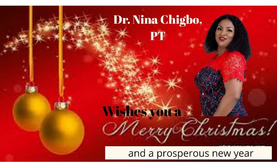ninachigbo's tweet photo. Season's greetings everyone. May your every wish come true! @melisslocke948 @WorldPhysio1951 @HHHFAlumni @CovidNsp @ns_physio @jkruger71 @Emeliemoris @ekstokes @EmekaWogu https://t.co/Qm2ZmrdBuX