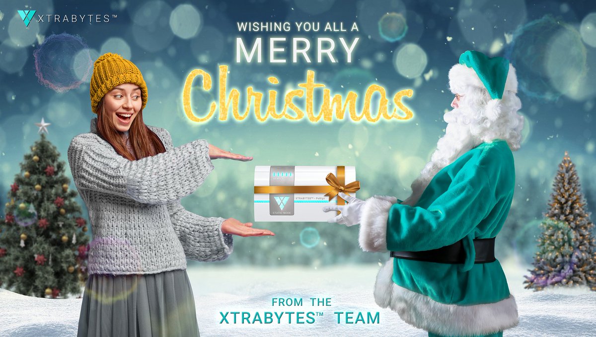 🎄 Merry Christmas and best wishes to you and yours from the XTRABYTES team! 🎄

#Christmas #Christmas2020 #cryptocurrency