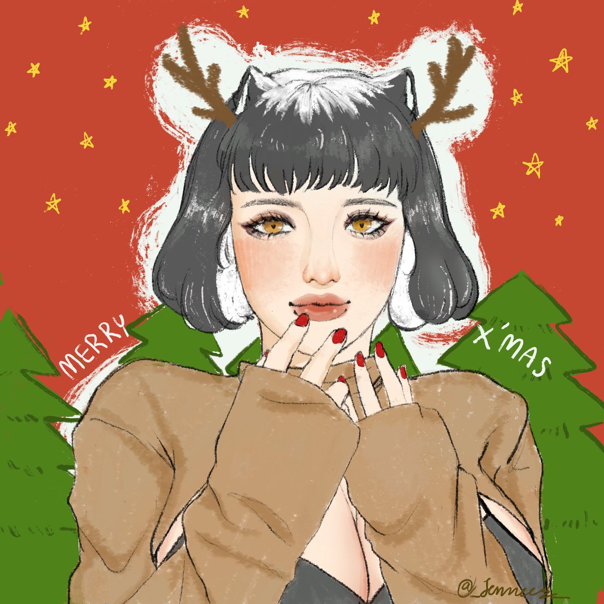 KAWsuaymwak_WWT's tweet photo. 🎄♥️Kiss me on Christmas🦌🎅🏻 https://t.co/CfwxgvNMqa
