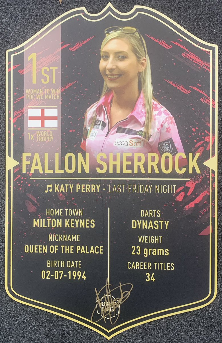 ModusDarts180's tweet image. XMAS DAY COMP - Win a medium @Fsherrock @UltimateDarts signed card - just RT/ FOLLOW @ModusDarts180 @Fsherrock - drawn 28th Dec - good luck - happy Xmas 😎