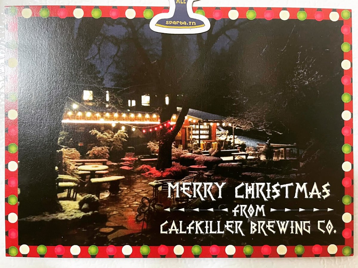 Merry Christmas &amp; Merry Beermas everyone! 🍻🎄❄️💚 just a reminder, we’re closed through the 12/27. See you on Monday the 28th, 10-4.