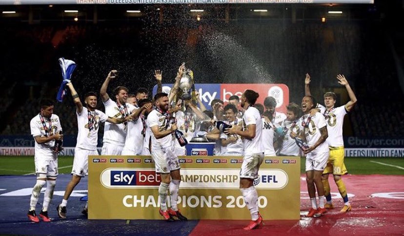 22/7/20 Leeds win 4-0 against Charlton with White leaving a parting gift of a thundercunt into the top corner. Academy product Shackleton scores for the second game running and Roberts scores Leeds’ first goal from a corner all season.The trophy is lifted and life is complete.