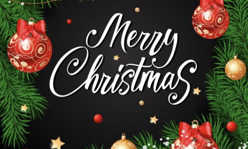 Wishing you all a Merry Christmas and Happy New Year to you and yours.  Be blessed! ❤️