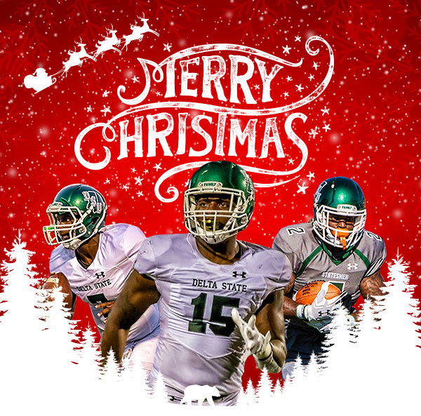 Merry Christmas from Delta State!!🎄@GrindLab @DexPreps @DeltaStateFB @CoachToddCooley