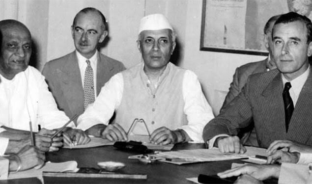 and we went to the cabinet meeting.The cabinet meeting was presided by Mountbatten. There was Jawaharlal Nehru, there was Sardar Patel, there was Sardar Baldev Singh. There were other ministers whom I did not know and did not want to know,because I had nothing to do with them.+