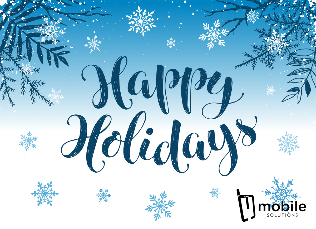 Happy Holidays! We hope you have a safe and wonderful holiday season. 
#happyholidays #greatculture #MobileSolutions