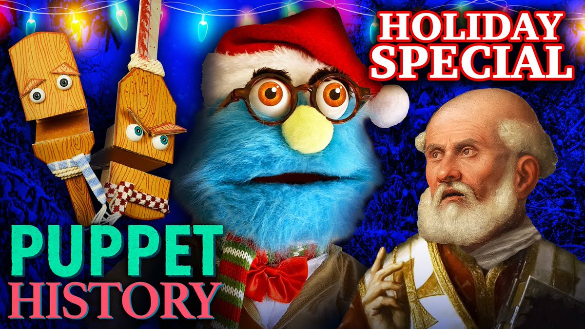 THE PUPPET HISTORY HOLIDAY SPECIAL IS UP! The Story of St. Nicholas youtu.be/FQBZrPVQUyM