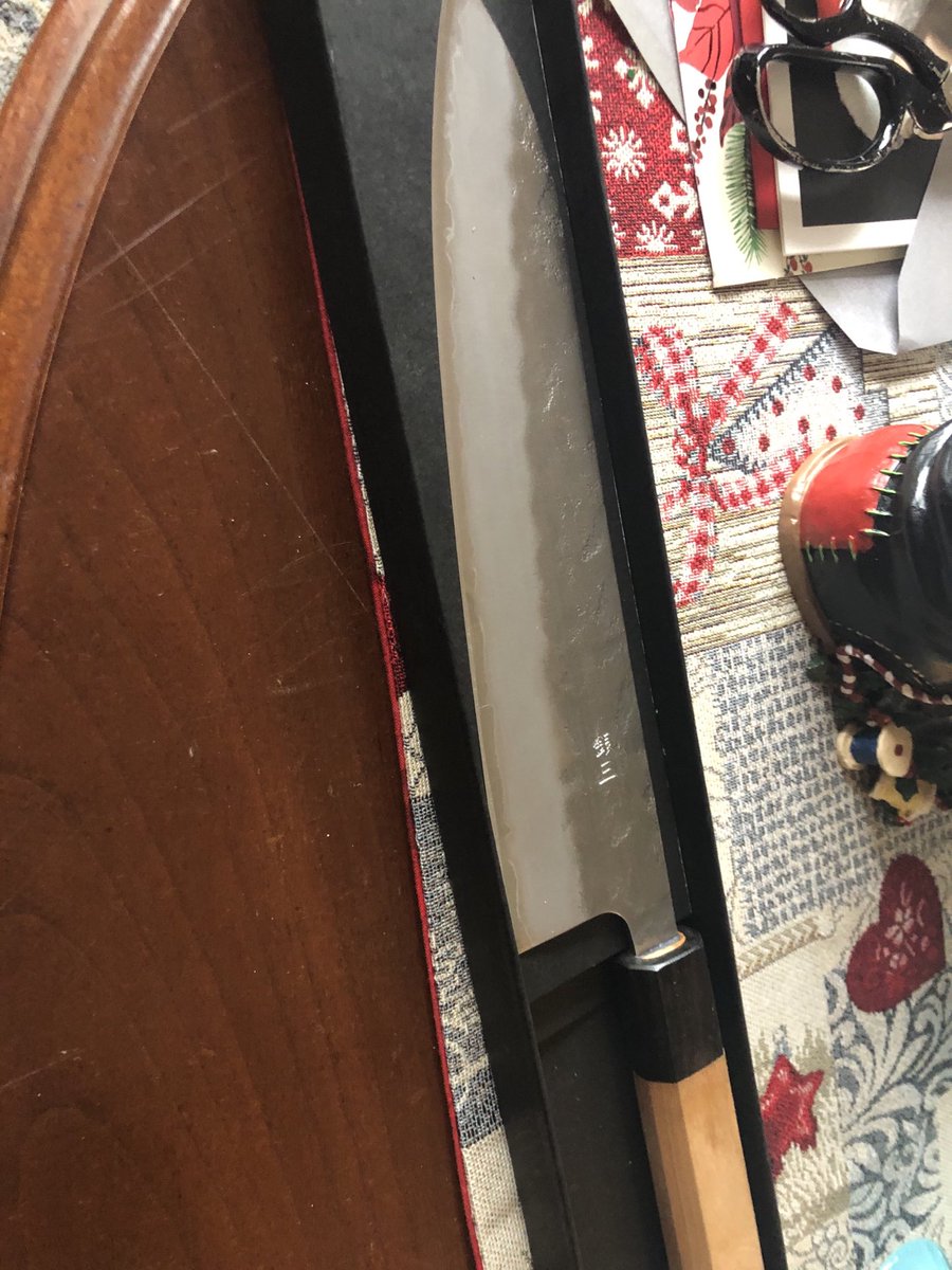 I must have been good this year, Santa provided a new blade😁