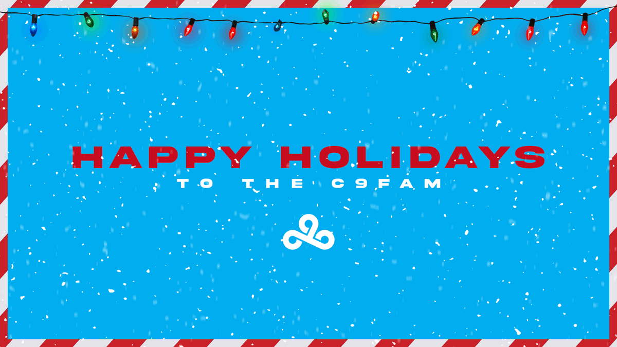 It's that time of the year again!

From our family to yours, we wish you all happy holidays #C9FAM! 💙