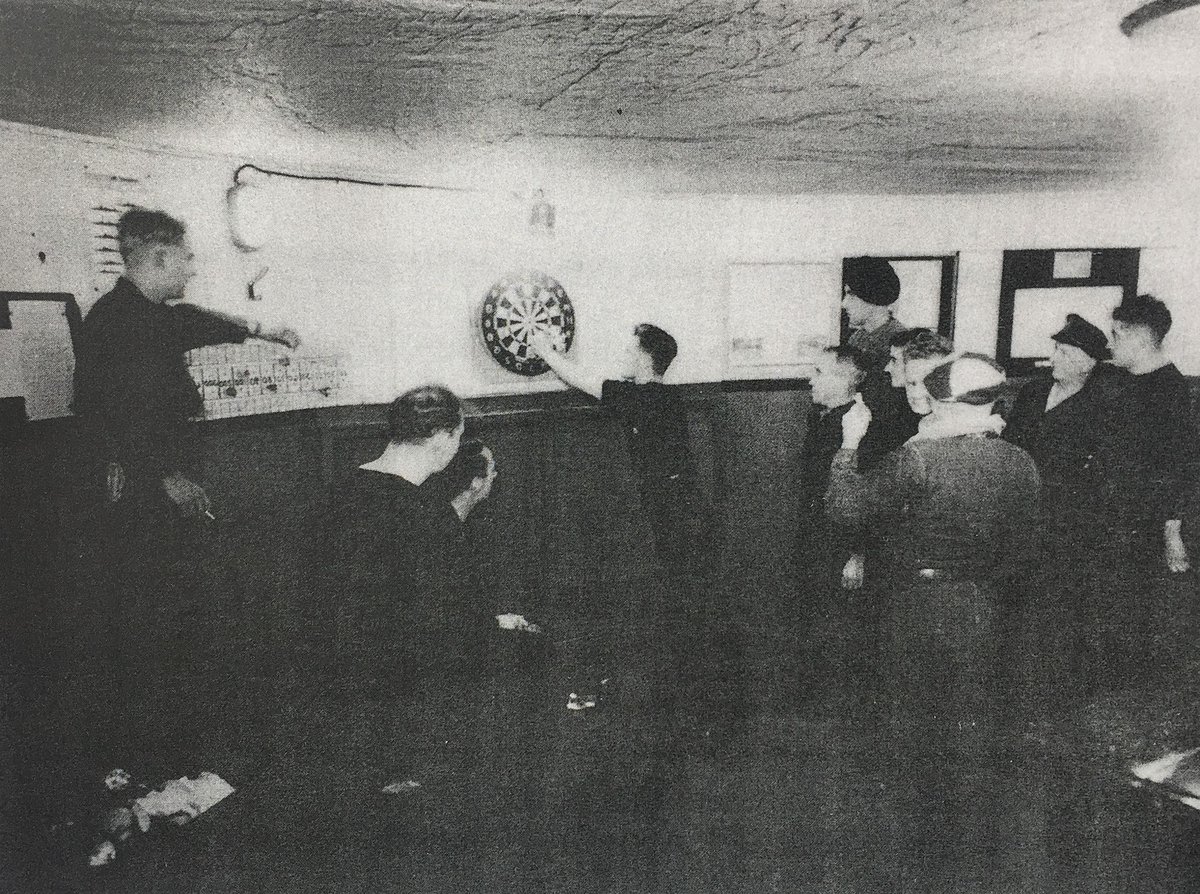 And there were games too. The forts set up a darts league, for example. Matches (again, we see Knock John Naval Fort U4 here) were played between forts across an open telephone line, with an officer adjudicating at each end to ensure festive fair play! So there you have it... 6/7