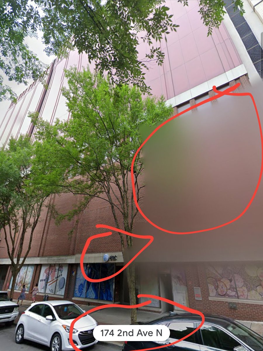 Nashville BombingWhat just got blown up?How often does Google Street View blur out buildings?Look at this building, it's a giant telecommunications switch. There is an AT&T retail store on the ground floor, which may imply it's an AT&T Switch but not necessary