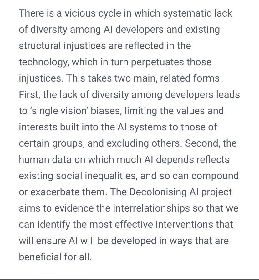 It’s also how you get a paper, Towards Decolonizing Computational Sciences that cites only herself and 2 white researchers who have reduced decolonization to a call for diversifying developers in AI