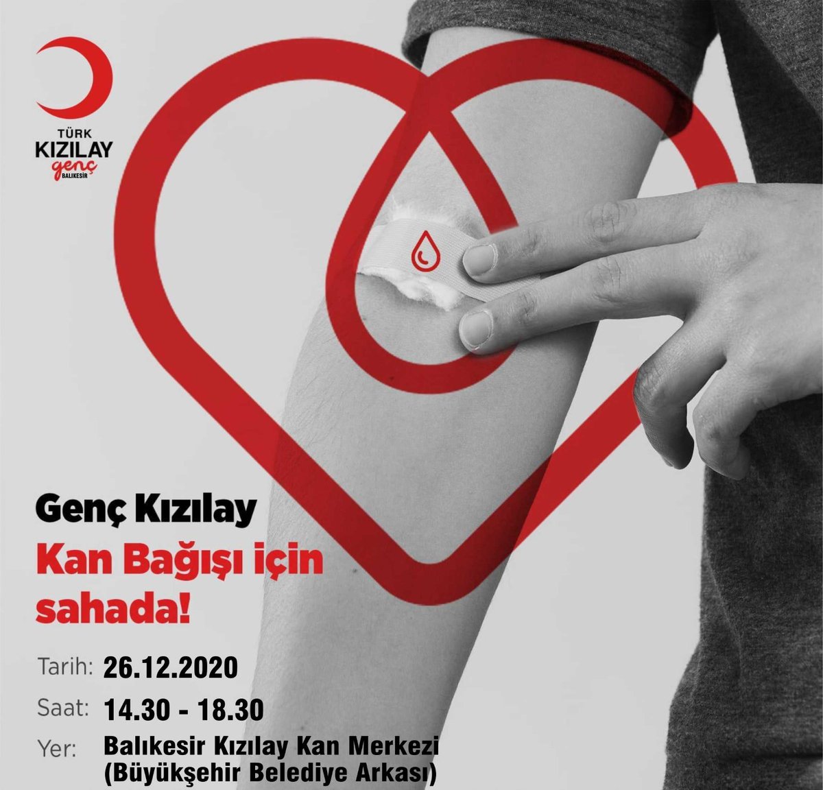 #Gösterkendini 
kanver.org’dan randevu alıp sizler de kan bağışı yapıp umut olabilirsiniz 🙏🏻 #GösterKendini #sensizolmaz #kızılay <a href="/genckizilay10/">Genç Kızılay Balıkesir</a> pic.x.com/bygoMbkBda