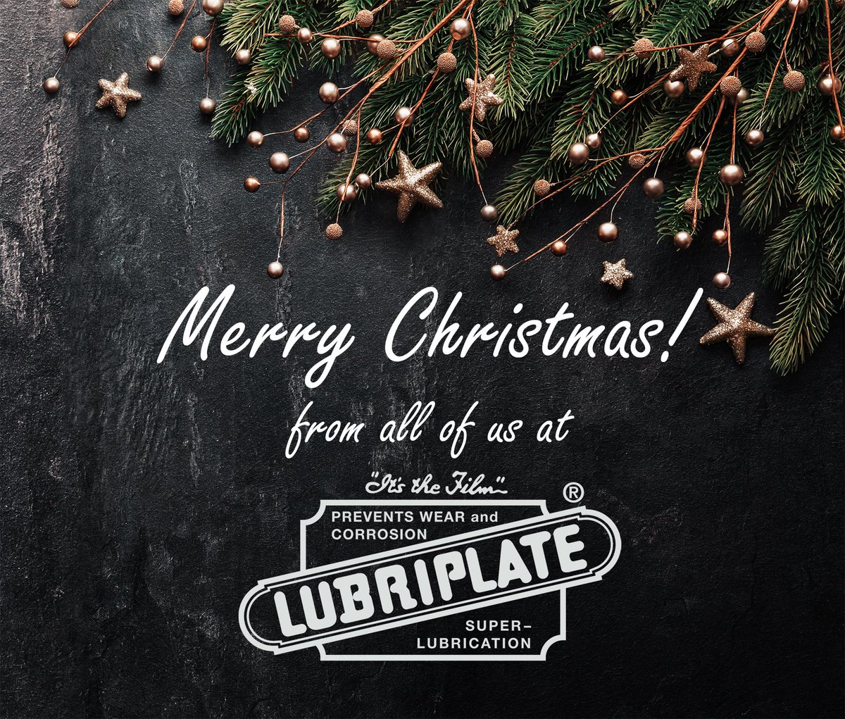 From all of us at #Lubriplate, we wish you a Happy and Safe Holiday and a Merry Christmas!