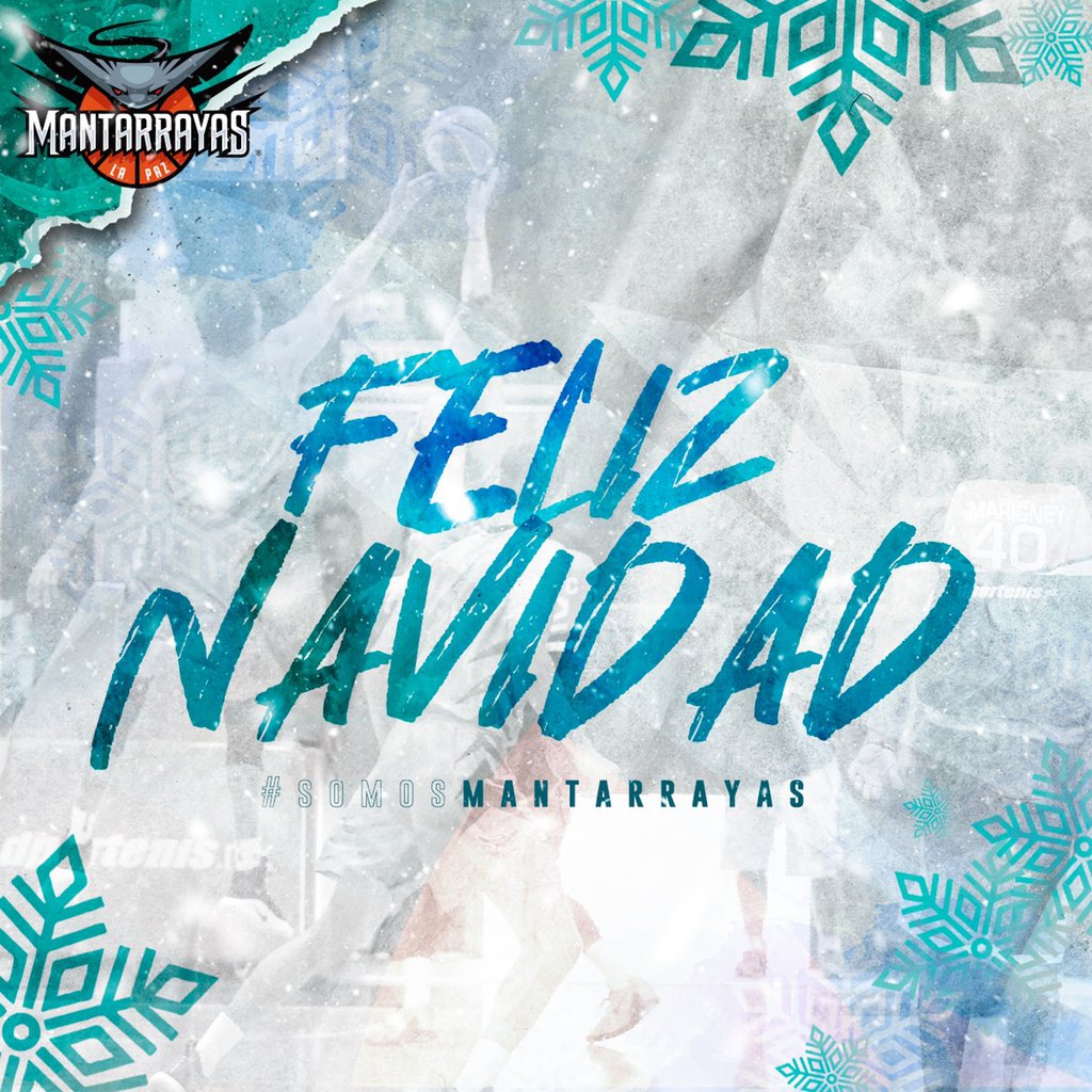 mantarrayaslpz's tweet photo. 🏀 Todo el equipo de Mantarrayas La Paz les queremos desear una muy feliz navidad en compañía de sus seres queridos.  #SomosMantarrayas 🙌🏻 https://t.co/LqQmdCiOGB