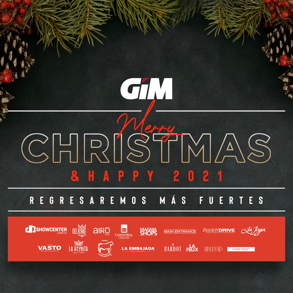 ¡Te deseamos una feliz navidad! 🎁 🎄 
.
.
.
#Magmashops
#Navidad2020 
#GIM