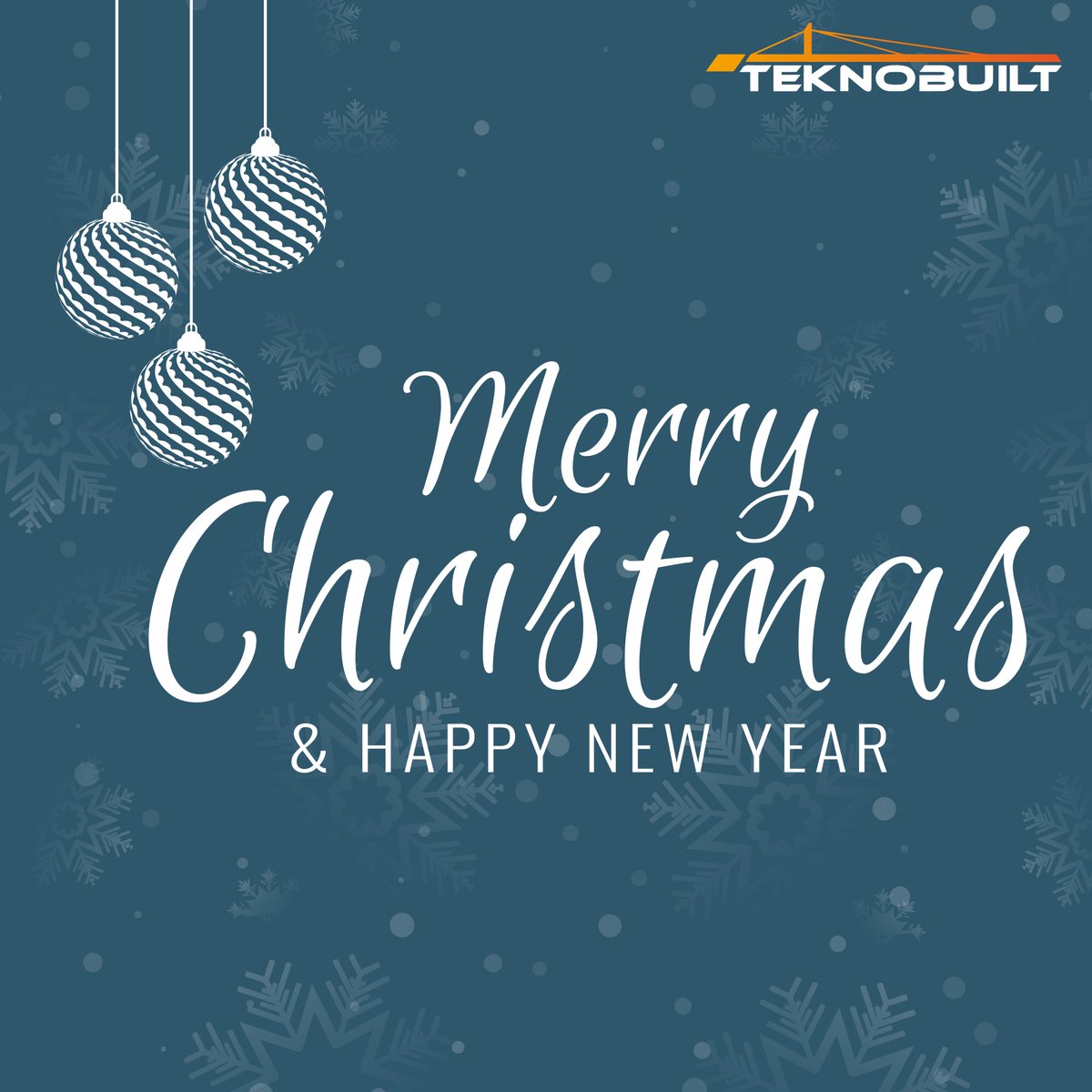 While we are fast approaching the flag end of this year, we all look forward to a year full of positivity, success and happiness. 
Teknobuilt wishes everyone a Merry Christmas and a happy New Year!