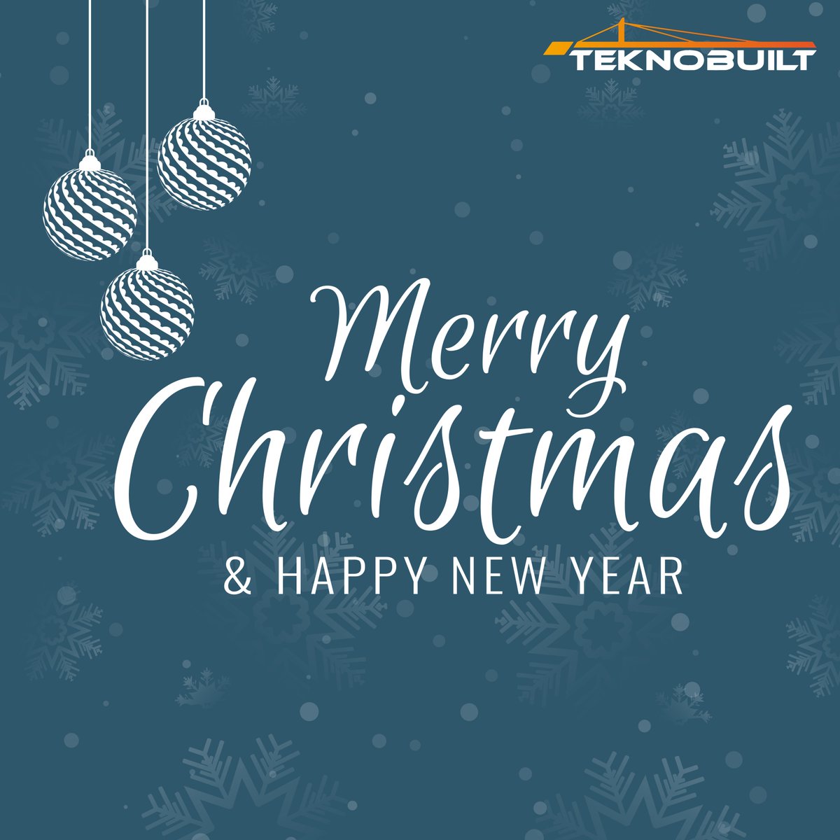 While we are fast approaching the flag end of this year, we all look forward to a year full of positivity, success and happiness. Teknobuilt wishes everyone a Merry Christmas and a happy New Year!