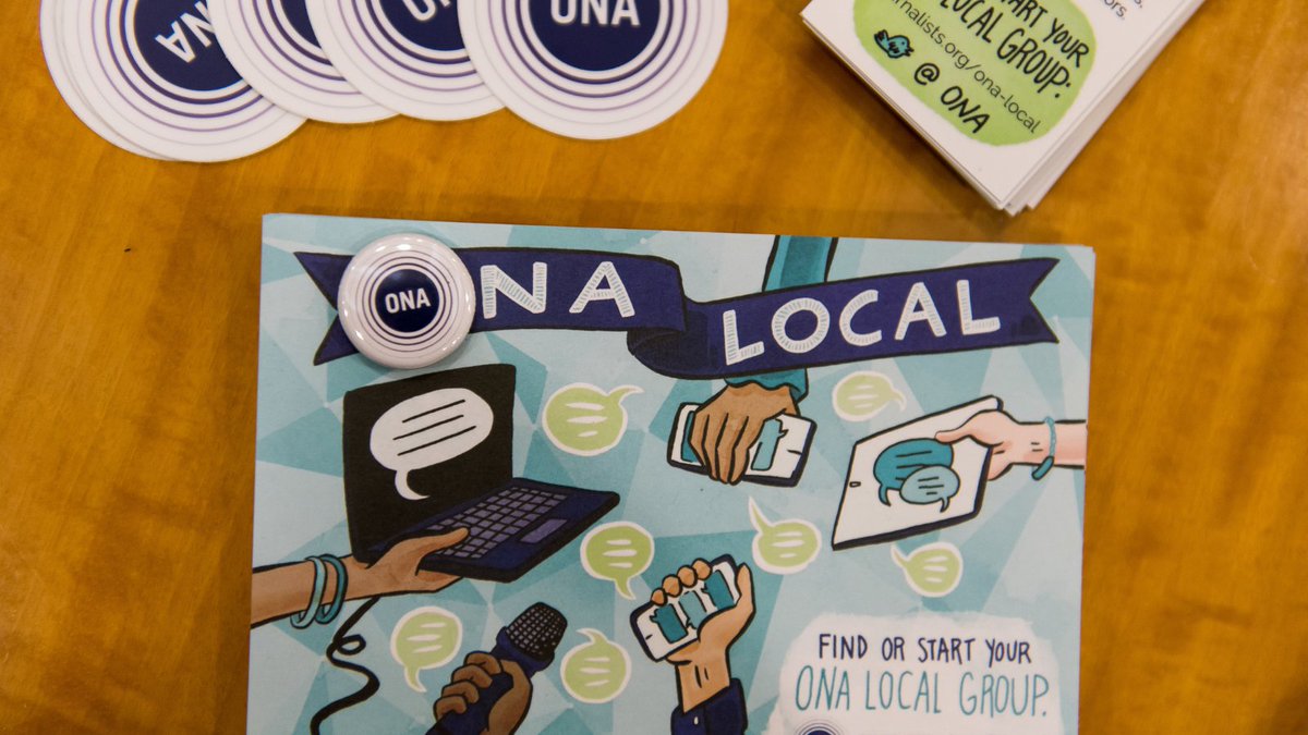 ONA's tweet photo. Our #ONALocal groups are greenhouses for journalism innovation.
Find a group in your area and stay connected. https://t.co/qpCPTFbsHz https://t.co/46xFsNzaEQ