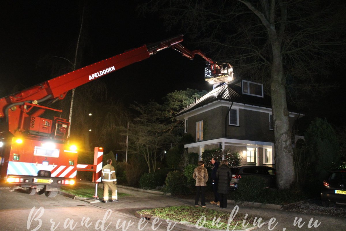 Melding brandweer Waltersingel Apeldoorn