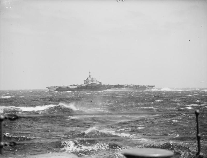 The attack on WS5A had stirred up a hornets' nest of a response from the  @RoyalNavy. Already at sea & heading Hipper's way was the convoy's distant cover, Force K, made up of the brand new aircraft carrier HMS Formidable & cruiser HMS Norfolk, under R/Adm Frederic Wake Walker.