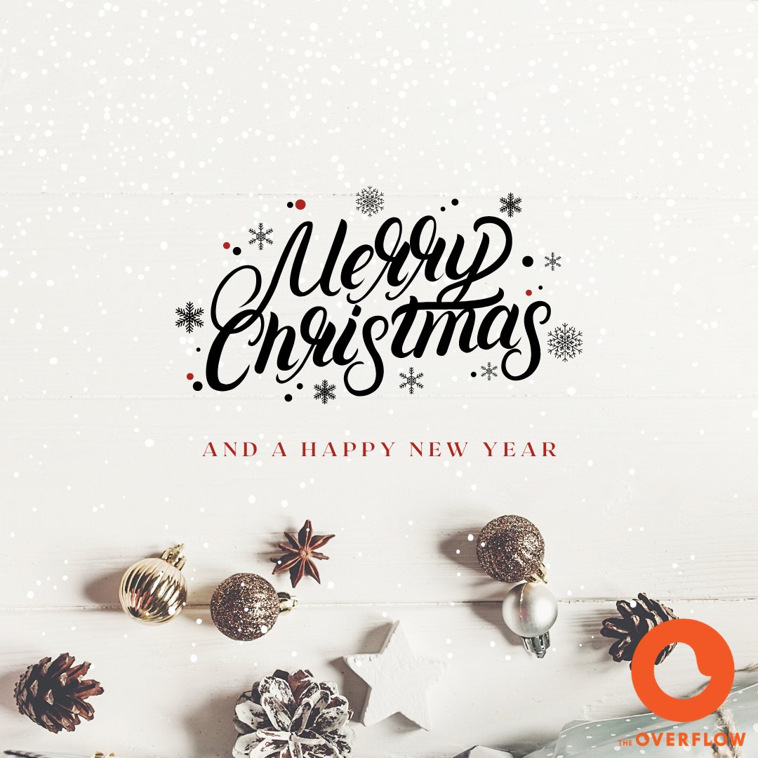 theoverflow's tweet image. We want to wish you a very Merry Christmas and a Happy New Year!  #merrychristmas #christmas #jesus #thereason #theseason