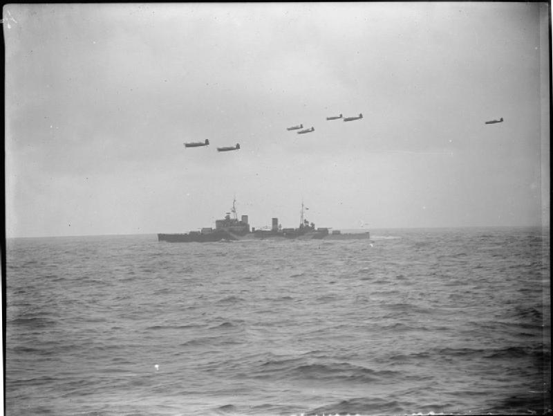 To the north, the newly installed CinC Home Fleet Adm Sir John Tovey was also stirring, dispatching the battlecruiser HMS Repulse & cruiser HMS Nigeria from Scapa Flow at 1500 to cover the Atlantic convoys HX 97 and SC16, in case Hipper should head north.