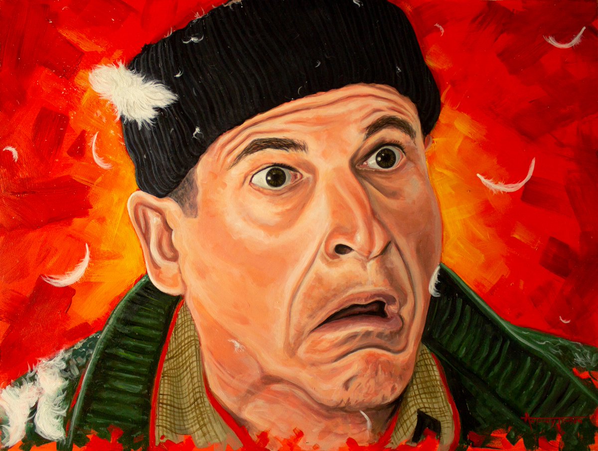 JensenArtwork's tweet photo. Merry Christmas ya filthy animals

#artsy #artoftheday #fanart #painting #oilpainting #portrait  #christmas #merrychristmas #homealone #homealone2 #thewetbandits #thestickybandits #marv #christmasmovies #christmastime #HolidaySeason  #christmasart #harryandmarv #christmas2020 https://t.co/BitL2SOhya