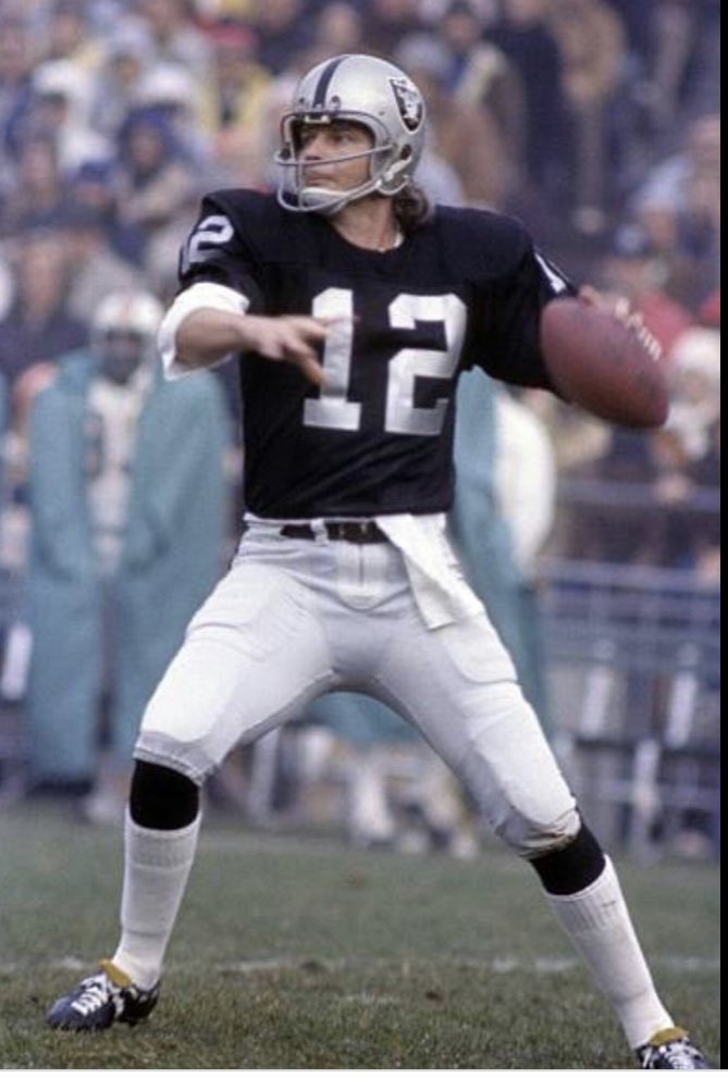  Ken Stabler.  Grew up in the Bay Area and he was my hero. Happy birthday Snake! 