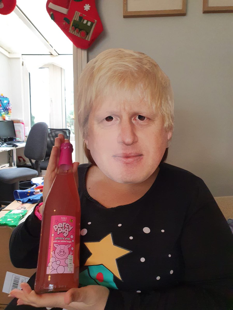 Two of my awesome Christmas presents thanks for joining us for lunch today <a href="/BorisJohnson/">Boris Johnson</a>