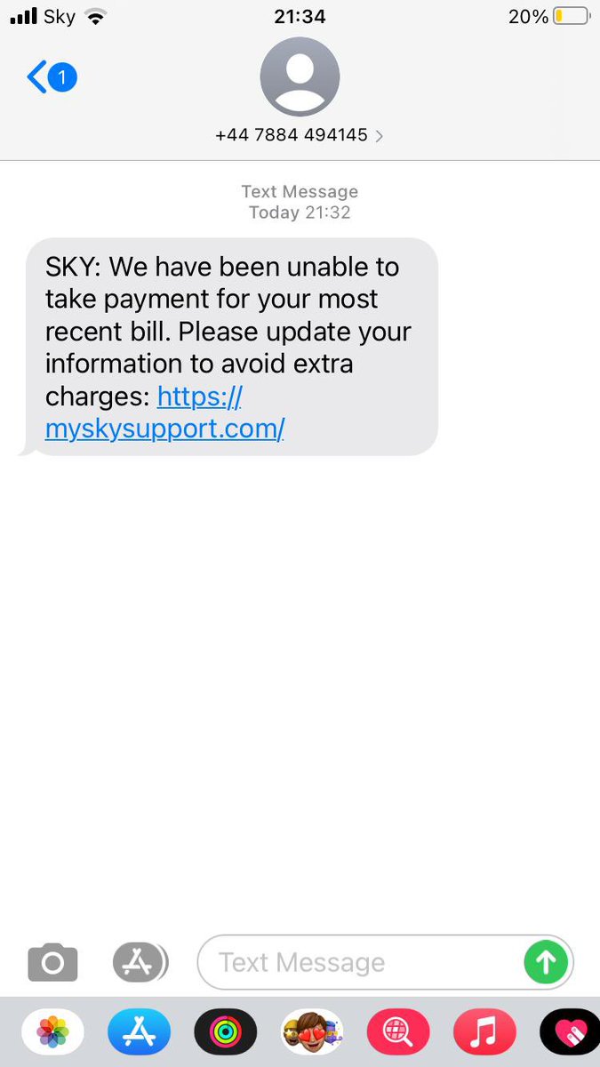 jenlandess's tweet image. Hi @SkyHelpTeam my son has just received this text message to his sky mobile...it’s obviously a scam but just wanted to make you aware &amp;amp; ask if you wanted the msg forwarding on? Thanks and Happy Christmas🎄⛄️#mobilescam #skymobile