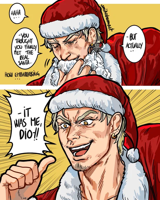 Merry Christmas and Happy Holidays ✨? #JojosBizarreAdventure 