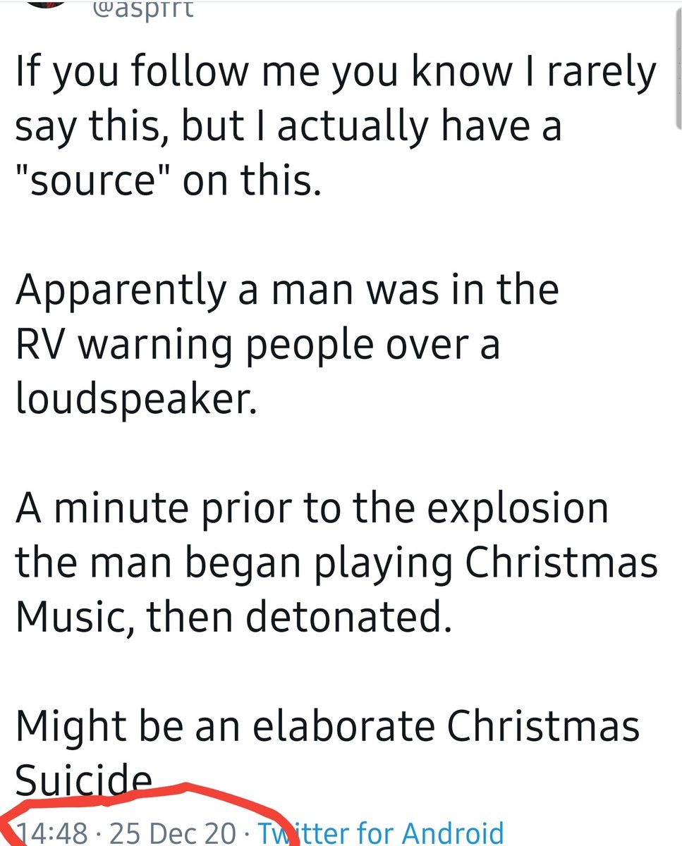 Information still coming in, details often scrambled in the early stages of an incident like this.As you can clearly see, they didn't say exactly how subject was warning people, just over a loudspeaker. Sounds like a recording was being played.