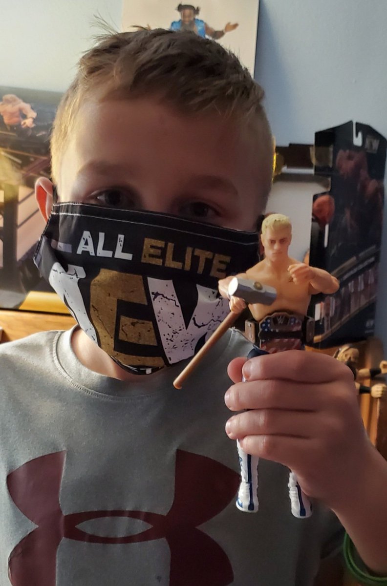 @CodyRhodes we are now a #nightmarefamily #aew #MerryChristmas2020 Santa came through this year. @AEW