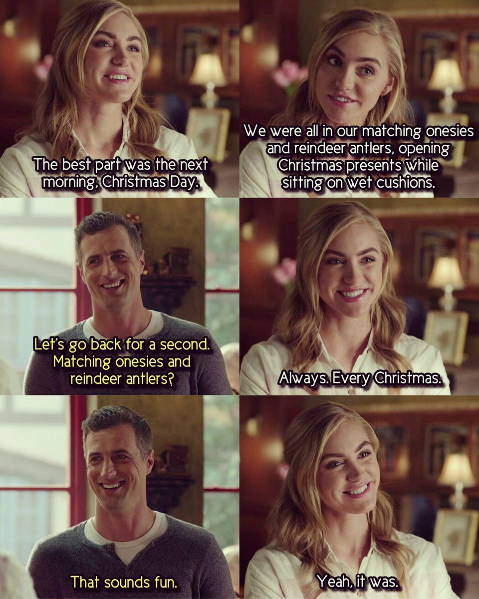 obrienmercer's tweet photo. Can't help but imagine a #ChesapeakeShores special episode/movie one day with these two doing this with their future kids!❤🎄 #Karah #MerryChristmas @JessicaRSipos @BrendanJPenny https://t.co/lGY5491tTB